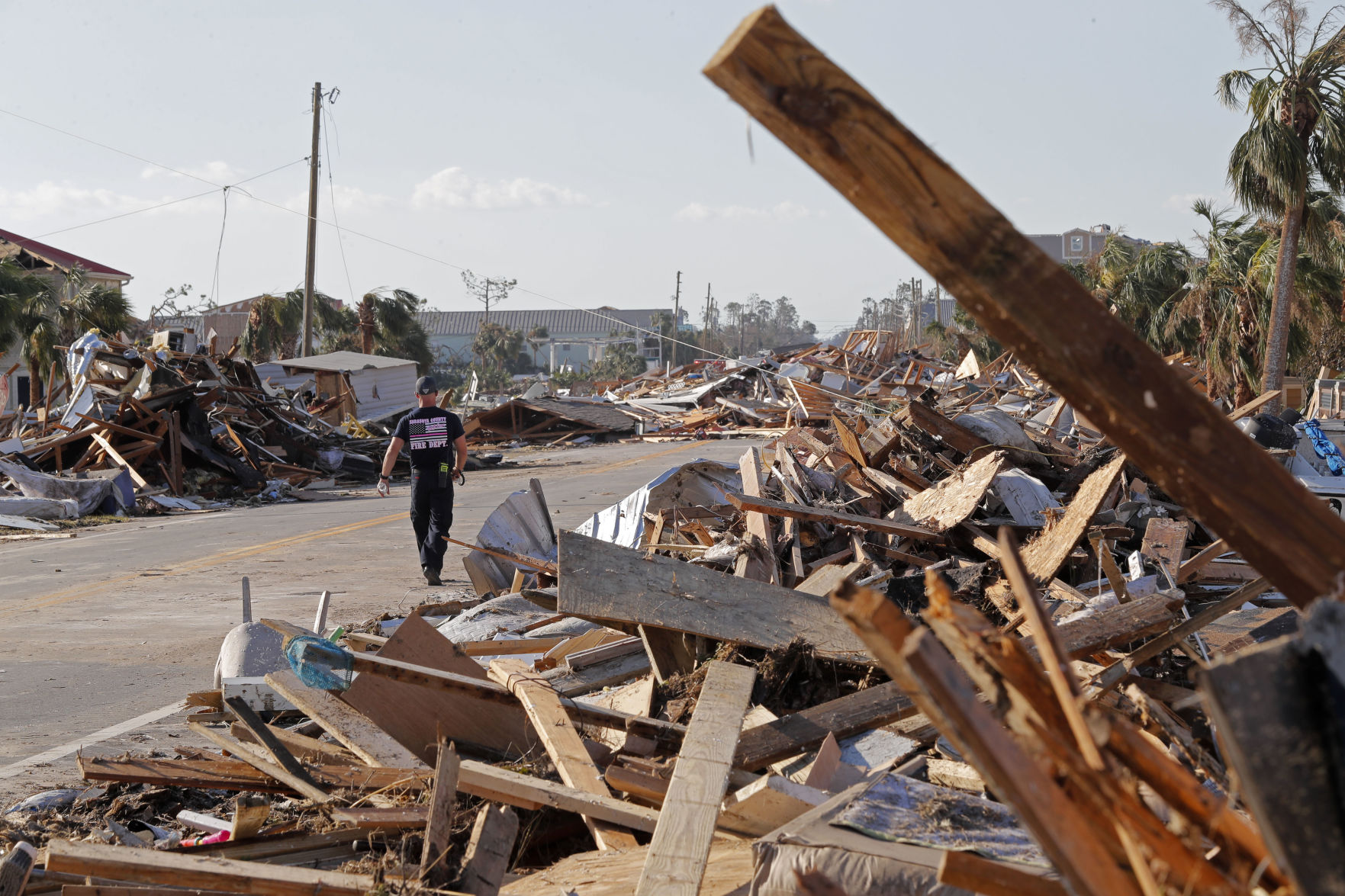 Hurricane Michael debris